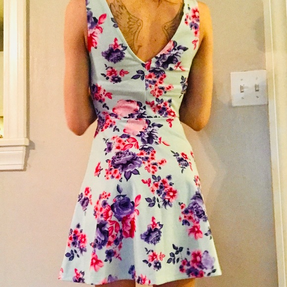 floral cotton skater dress - Picture 6 of 7